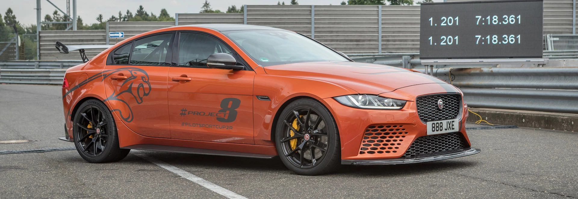 Jaguar breaks own Nürburgring record with XE SV Project 8